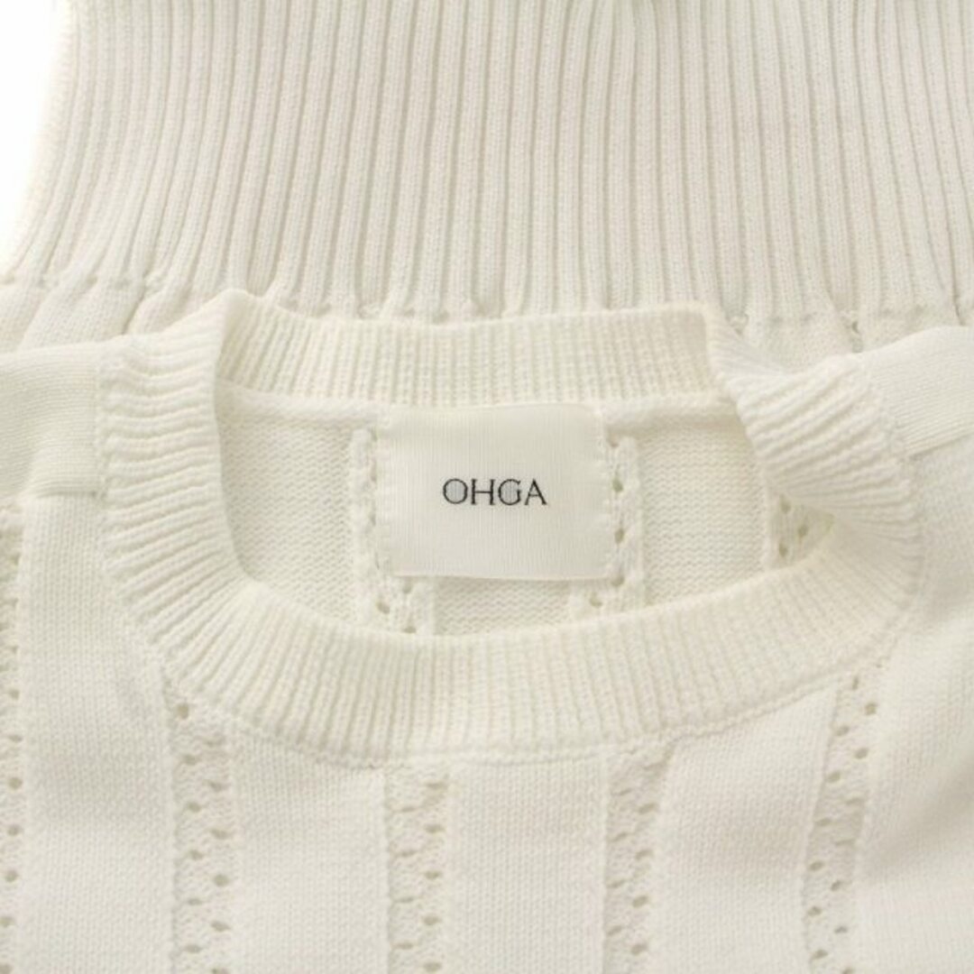 アウトレット最安値 OHGA CABLEKNIT オーガ ケーブルニット - トップス