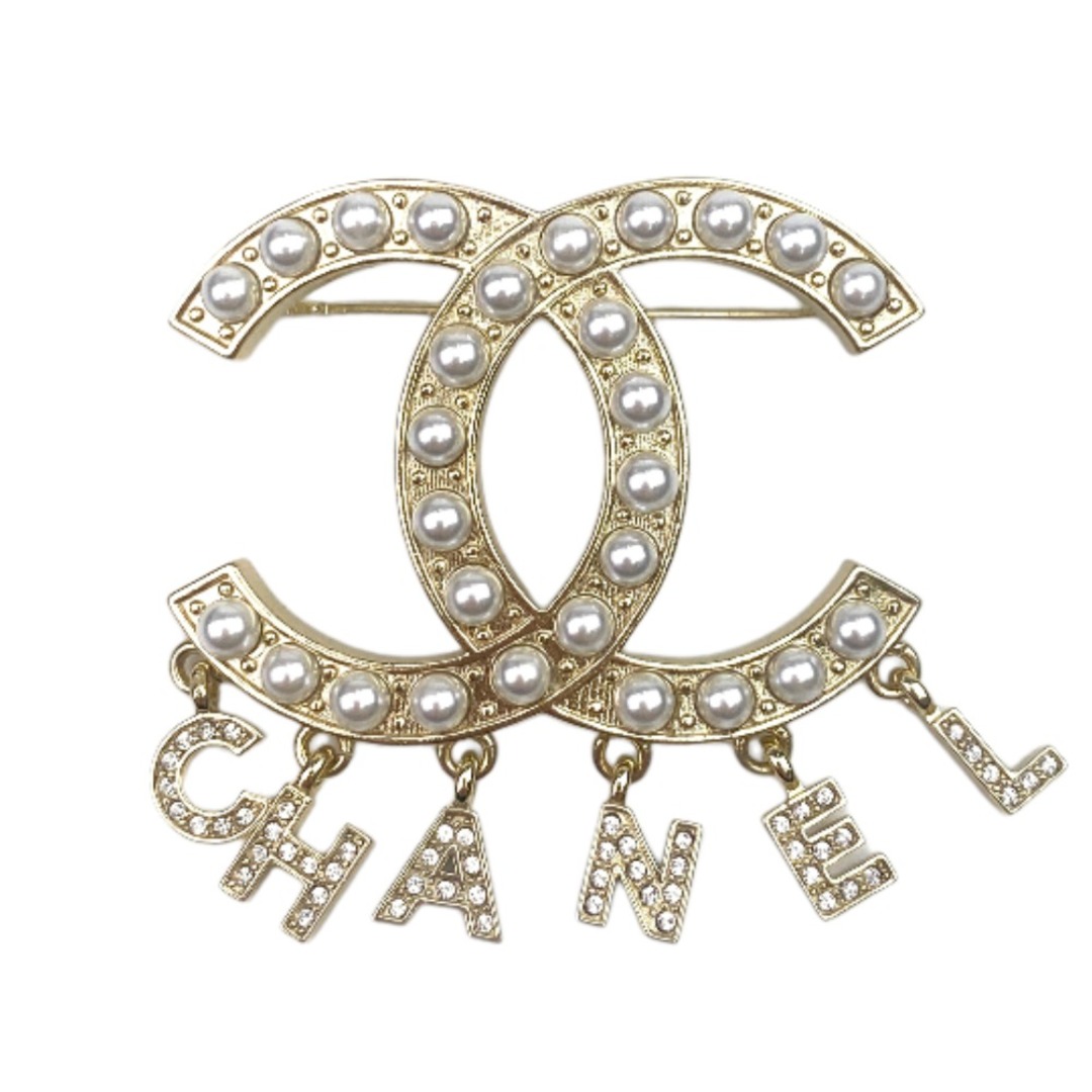 特別訳あり特価】 CHANEL シャネル ココマーク ブローチ パール