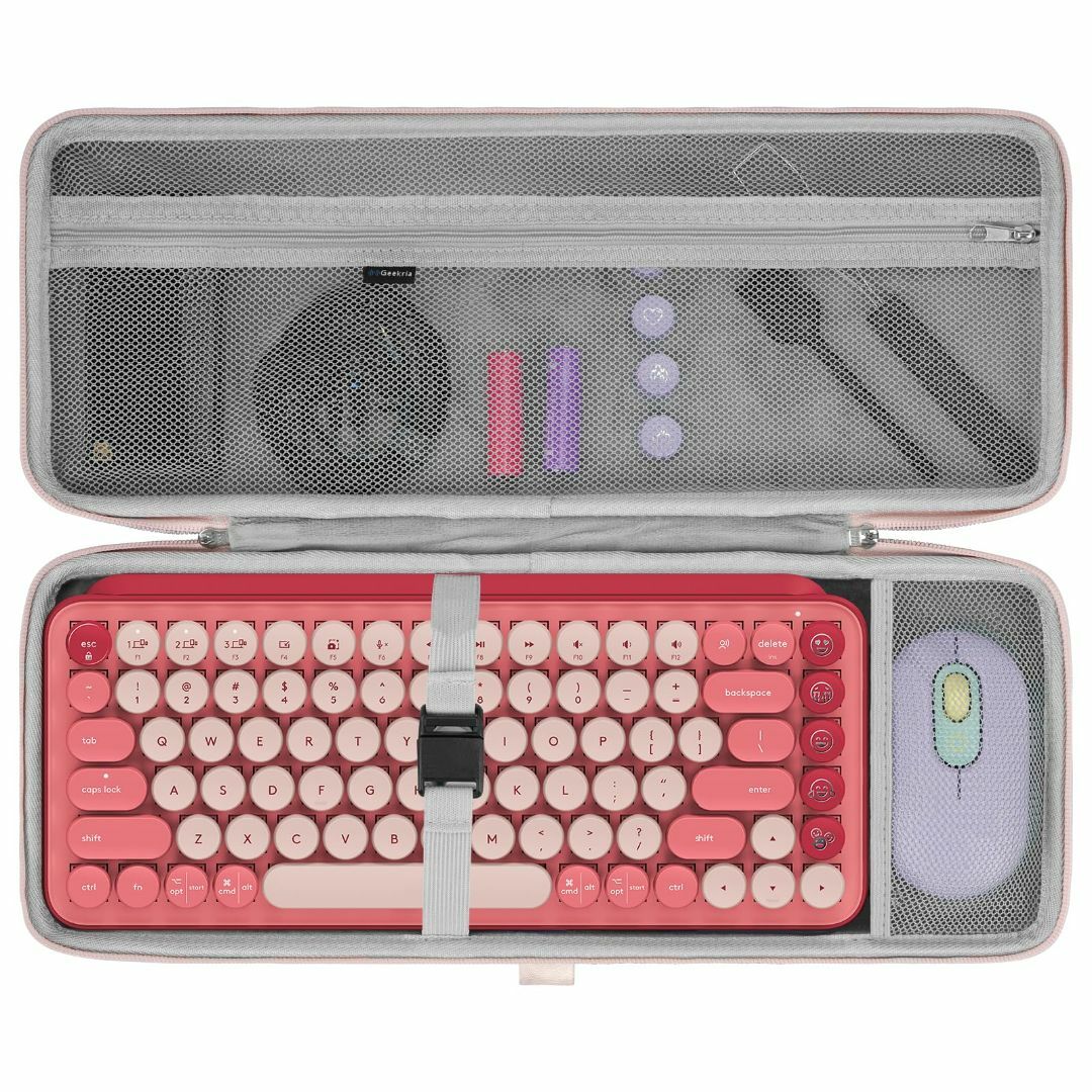 【色: Pink】Geekria キーボードケース Logitech MX Me