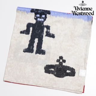 ヴィヴィアンウエストウッド(Vivienne Westwood)の⭐新品シールタグ付き ヴィヴィアンウエストウッド ハンカチーフ【オーブ柄】大判⭐(ハンカチ)