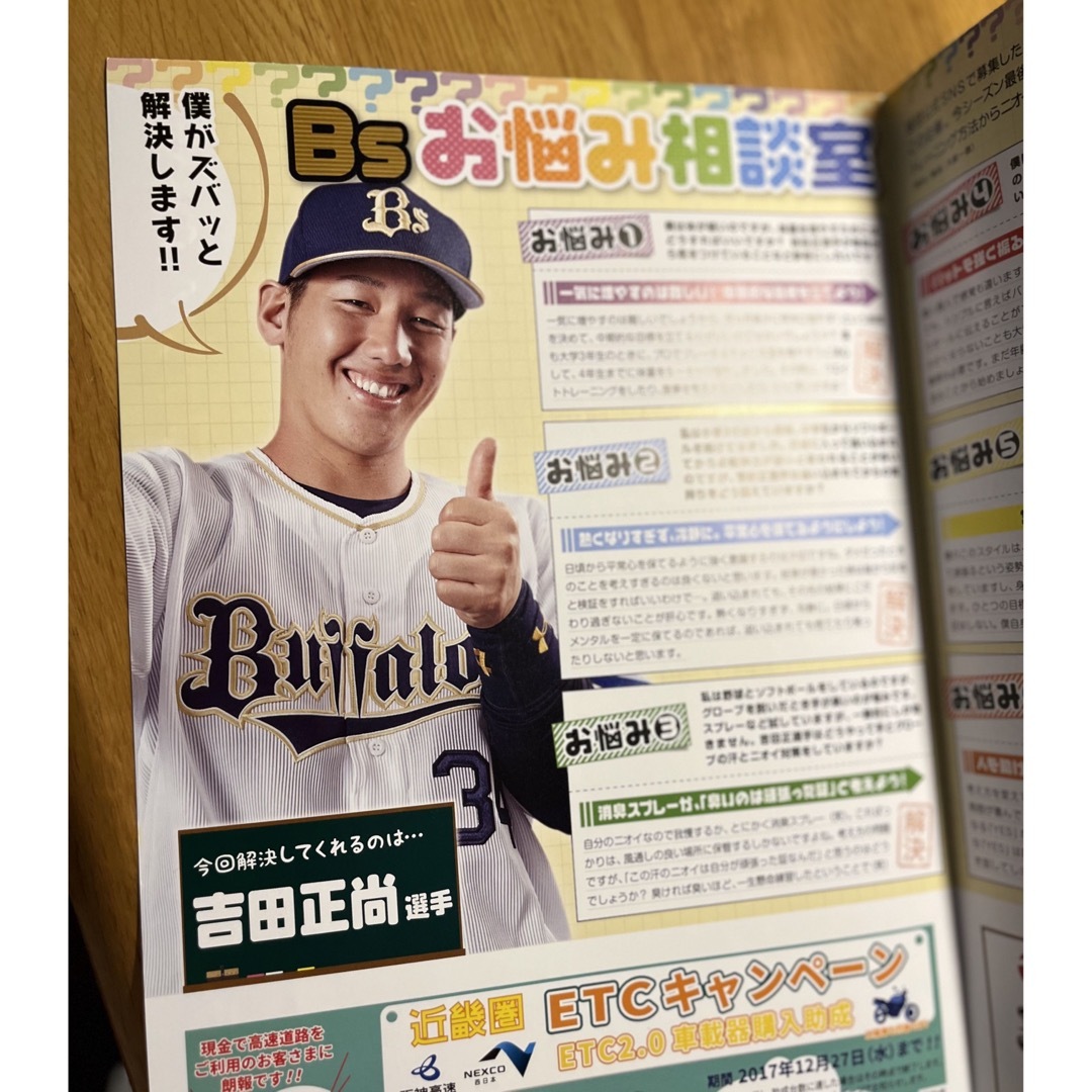 オリックス時代 吉田正尚選手 ポスター  スポーツ/アウトドアの野球(記念品/関連グッズ)の商品写真