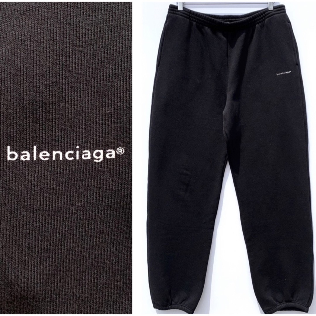 Balenciaga - 美品 BALENCIAGA Copyright LOGO SWEAT PANTSの通販 by