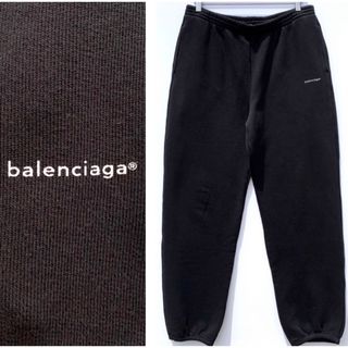 美品 BALENCIAGA Copyright LOGO SWEAT PANTS | hospitaldaprovidencia