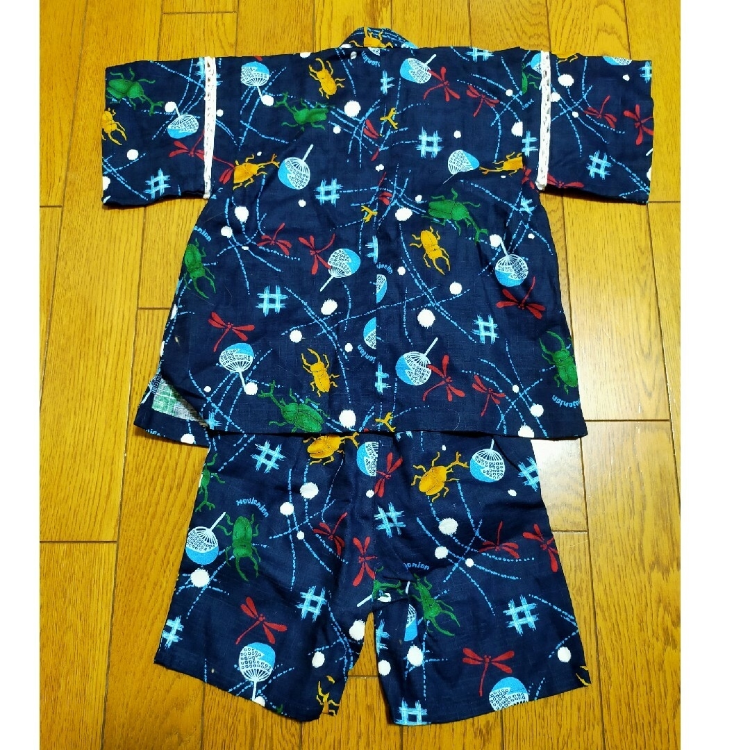 mou jon jon(ムージョンジョン)の☆★新品！甚平90★☆ キッズ/ベビー/マタニティのキッズ服男の子用(90cm~)(甚平/浴衣)の商品写真