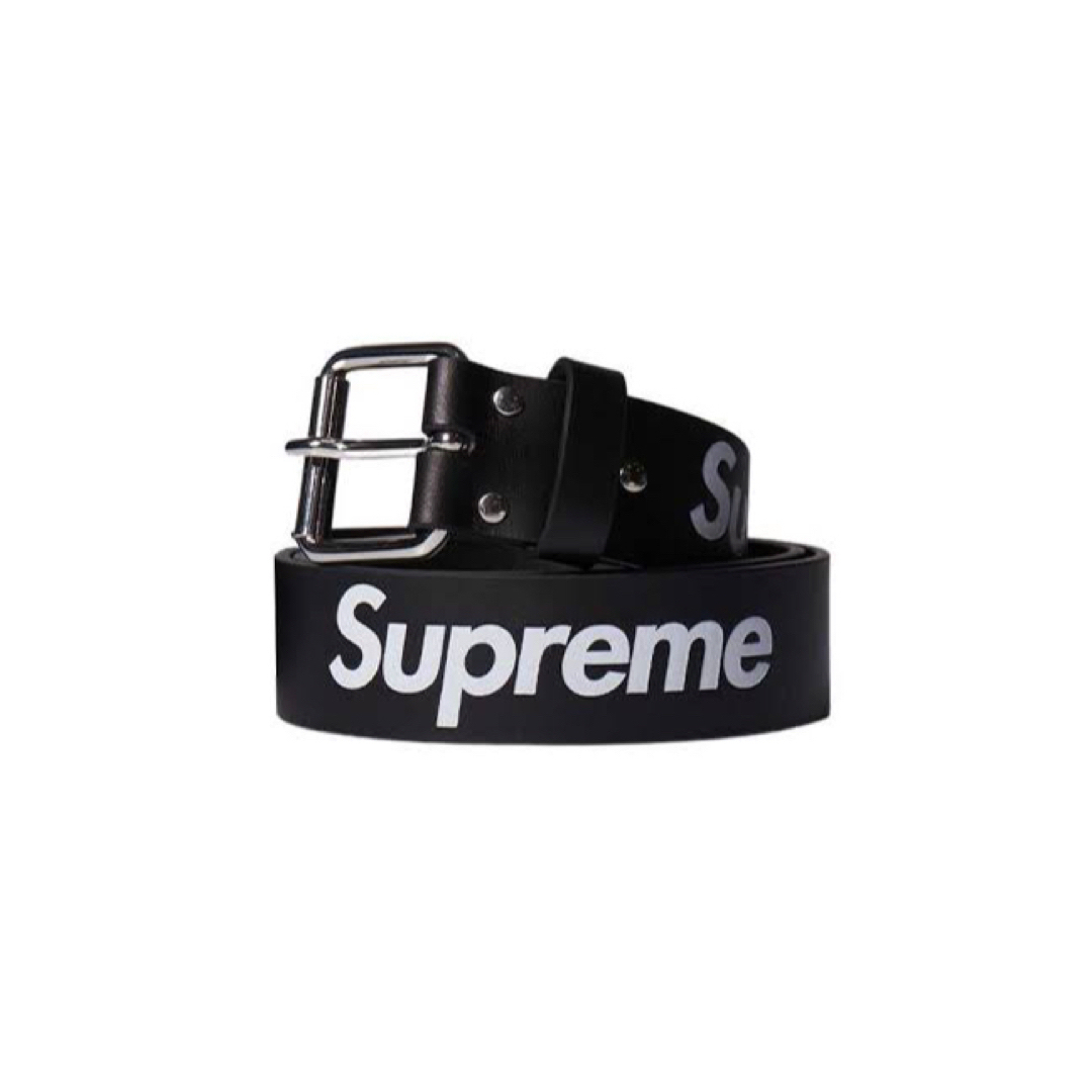 Supreme Repeat Leather Belt  23ss