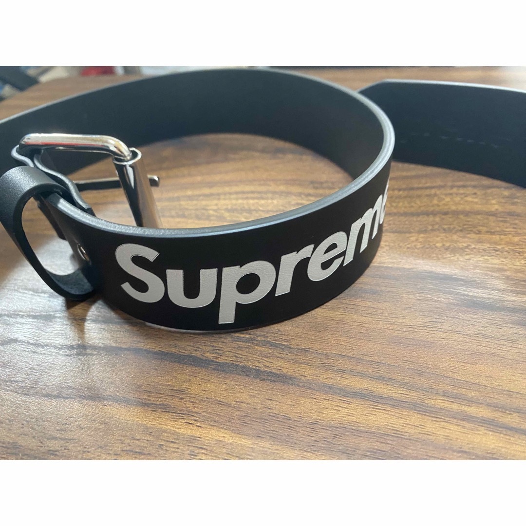 Supreme Repeat Leather Belt  23ss 3