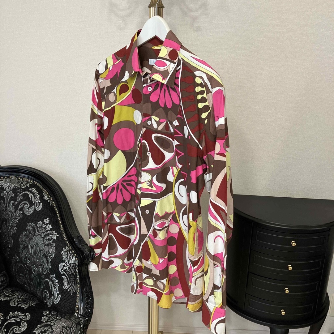 EMILIO PUCCI(エミリオプッチ)のエミリオプッチ　メンズ　シャツ　美品　レア メンズのトップス(シャツ)の商品写真