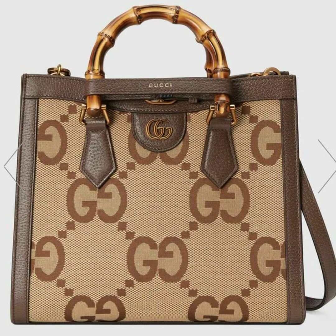 極美品 GUCCI グッチ トートバッグ ブラック ジャンボGG スモール