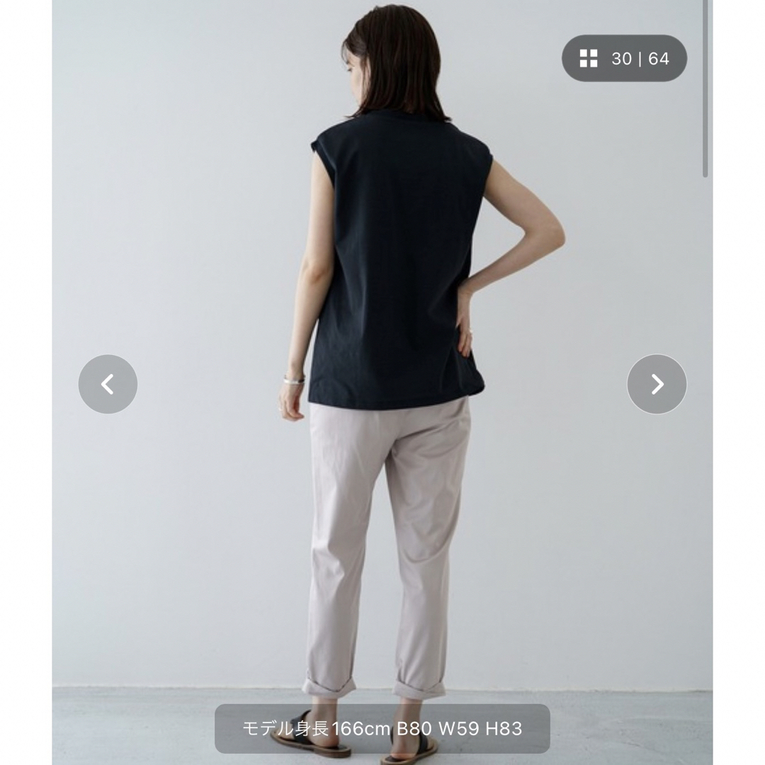 Loungedress(ラウンジドレス)のLoungedress  裾ねじりパンツ レディースのパンツ(クロップドパンツ)の商品写真