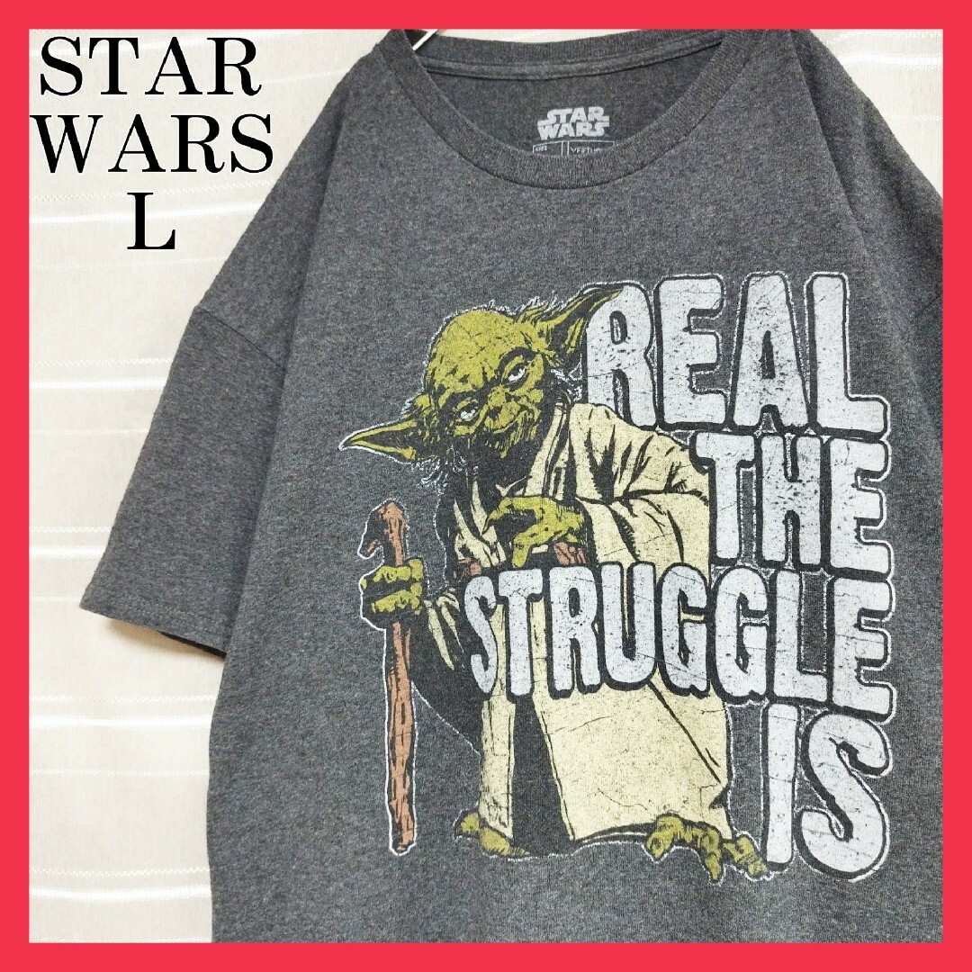 STARWARSスターウォーズマスターヨーダムービーTシャツtシャツ映画人物ロゴ