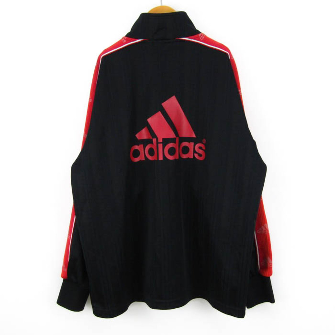 アディダス ジャージ ジップアップ バックロゴ スポーツウェア トップス キッズ 男の子用 140サイズ ブラック adidas