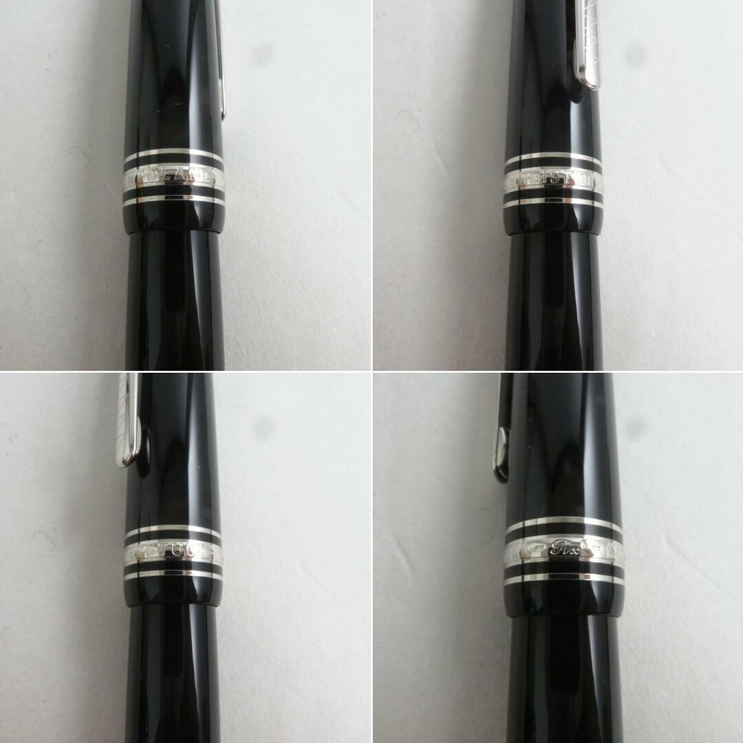 未使用品●MONTBLANC モンブラン FOR BMW コレクション マイスターシュテュック pix ペン先14K 万年筆 ブラック×シルバー Mニブ 箱付き