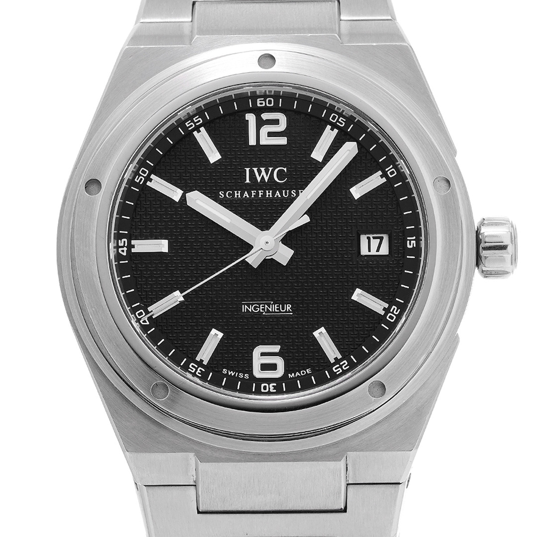 内部点検済 IWC インターナショナルウォッチカンパニー メカニカル フリーガー クロノグラフ IW370607 デイデイト 黒 ブラック SS ステンレス メンズ 自動巻き【6ヶ月保証】【腕時計】