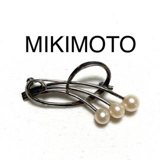 ミキモト(MIKIMOTO)のミキモト　silver925 パールブローチ　真珠(ブローチ/コサージュ)