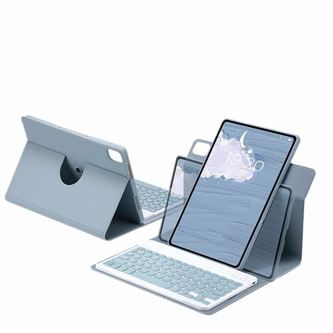 色: 黒】横置き 縦置き iPad Air3 Pro10.5 キーボードケースの通販 by