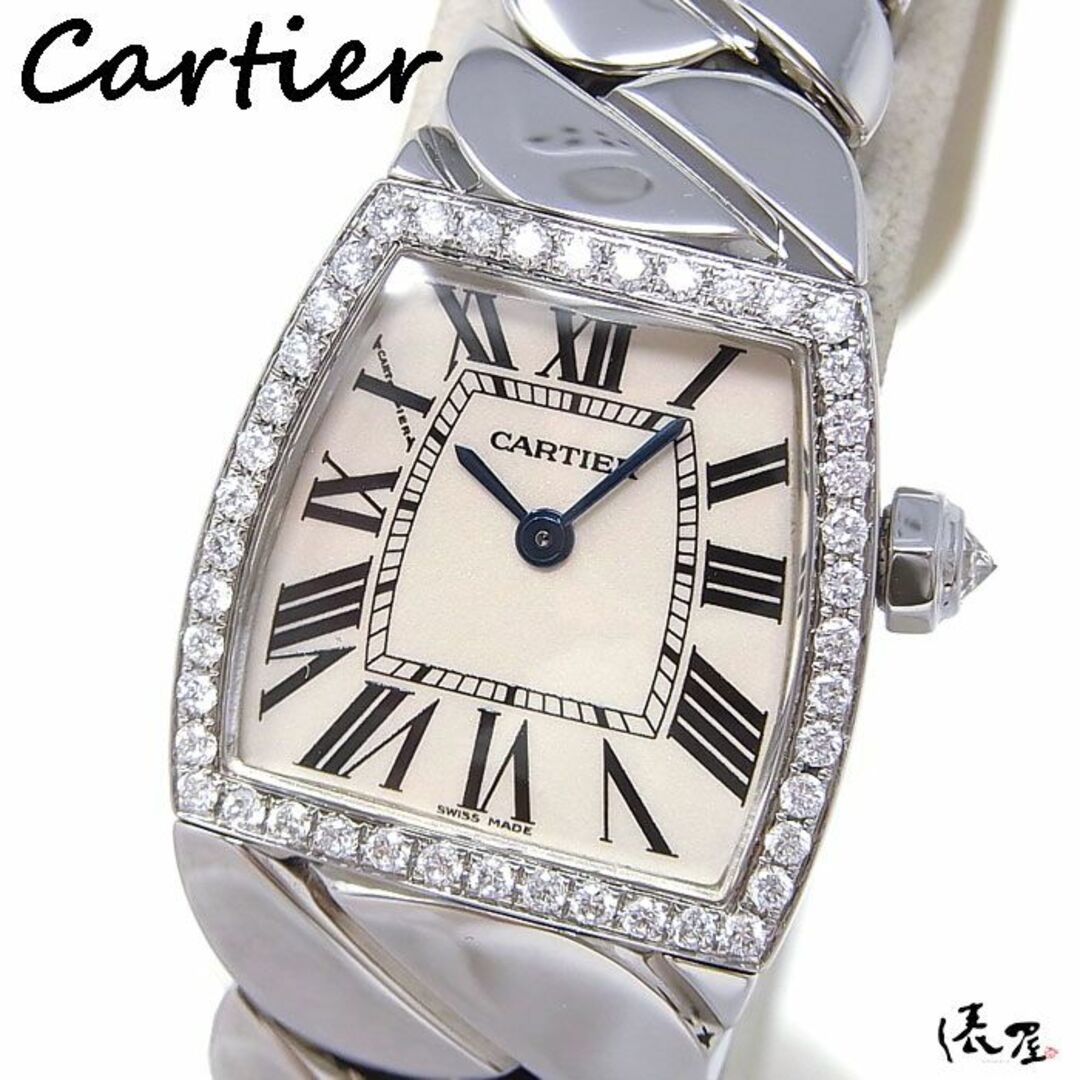 【国際保証書】カルティエ ラドーニャ ダイヤベゼル 極美品 レディース Cartier 時計 腕時計 【送料無料】