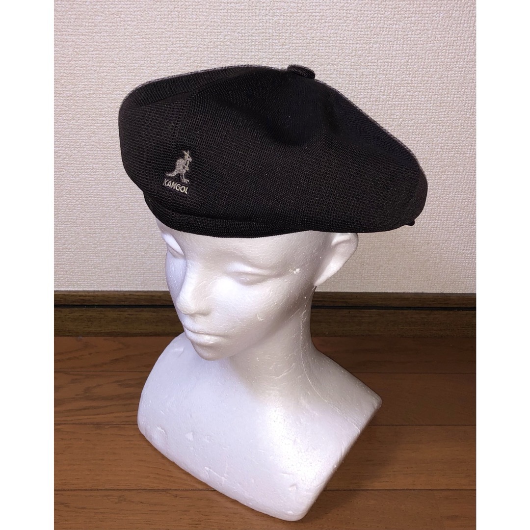 M 美品 KANGOL ハンチングキャップ カンゴール ベレー帽 ブラウン 茶