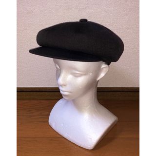 カンゴール(KANGOL)のM 美品 KANGOL キャスケット カンゴール ベレー帽 ブラウン ハンチング(ハンチング/ベレー帽)