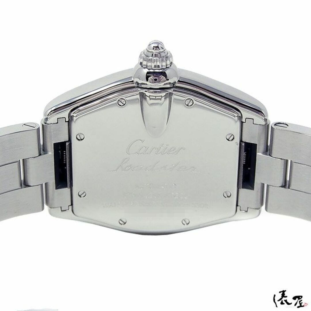 Cartier(カルティエ)の【絶版モデル】カルティエ ロードスター LM 自動巻 OH済 黒文字盤 SS メンズ Cartier 時計 腕時計 中古【送料無料】 メンズの時計(腕時計(アナログ))の商品写真