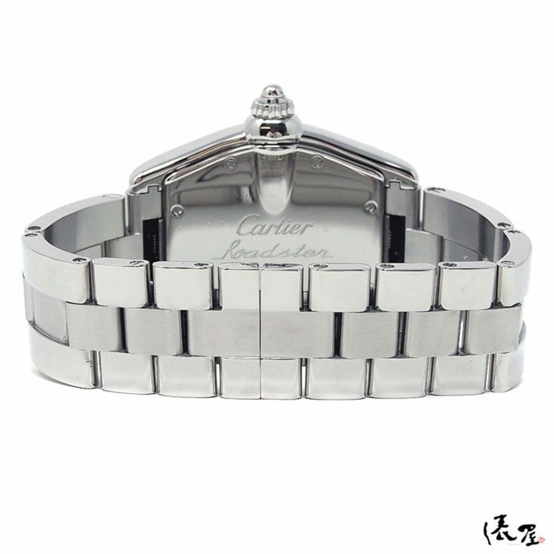 Cartier(カルティエ)の【絶版モデル】カルティエ ロードスター LM 自動巻 OH済 黒文字盤 SS メンズ Cartier 時計 腕時計 中古【送料無料】 メンズの時計(腕時計(アナログ))の商品写真