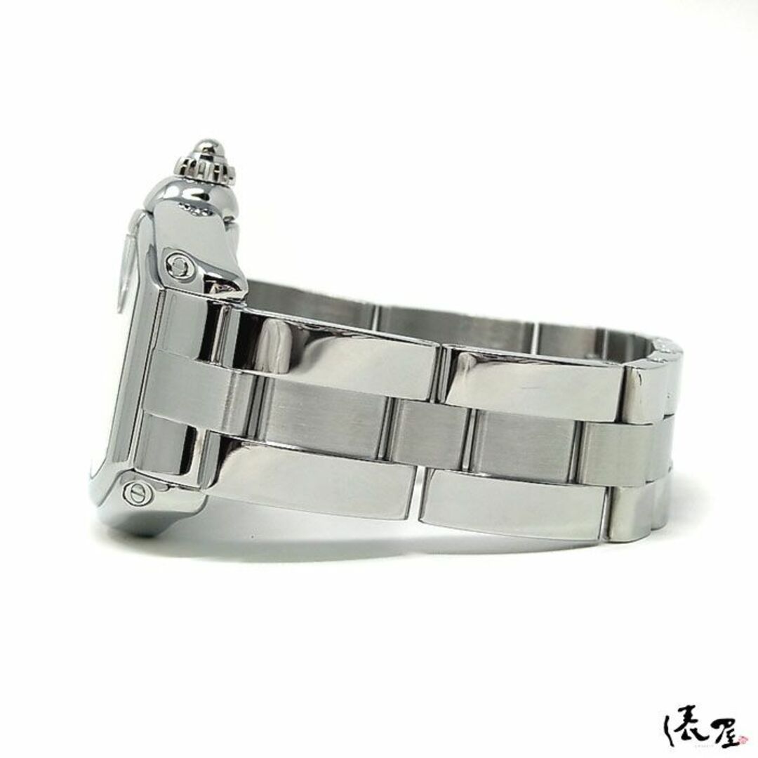 Cartier(カルティエ)の【絶版モデル】カルティエ ロードスター LM 自動巻 OH済 黒文字盤 SS メンズ Cartier 時計 腕時計 中古【送料無料】 メンズの時計(腕時計(アナログ))の商品写真