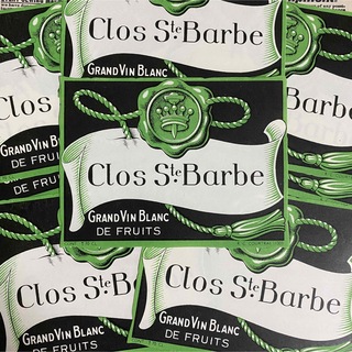 ヴィンテージラベル "Clos Ste Barbe" 5枚 紙モノ(印刷物)
