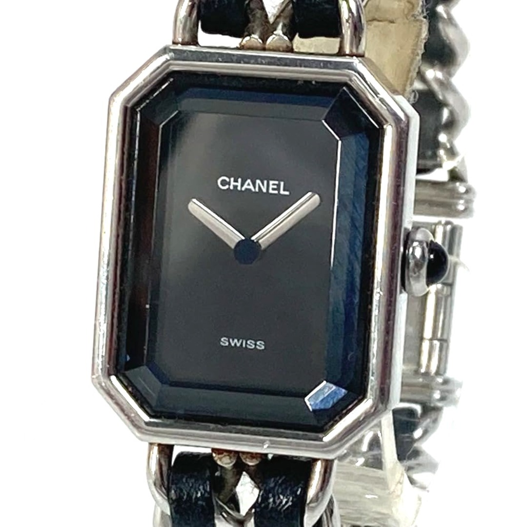 シャネル CHANEL プルミエール H0451 クォーツ 腕時計 SS シルバー/ブラック