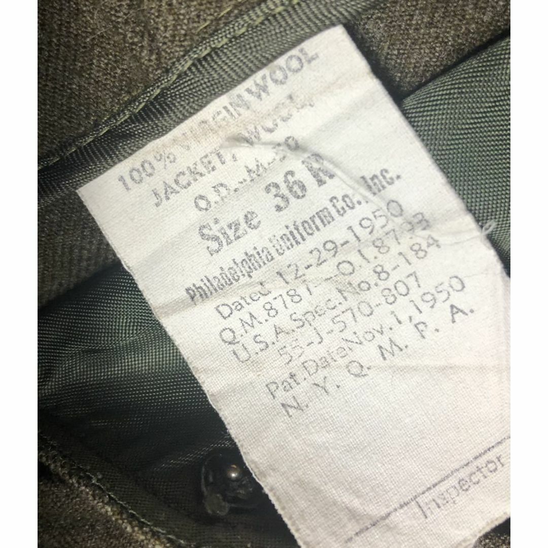 良品 貴重なSサイズ 1950s US Army 米軍実用 アイクジャケット ヴ