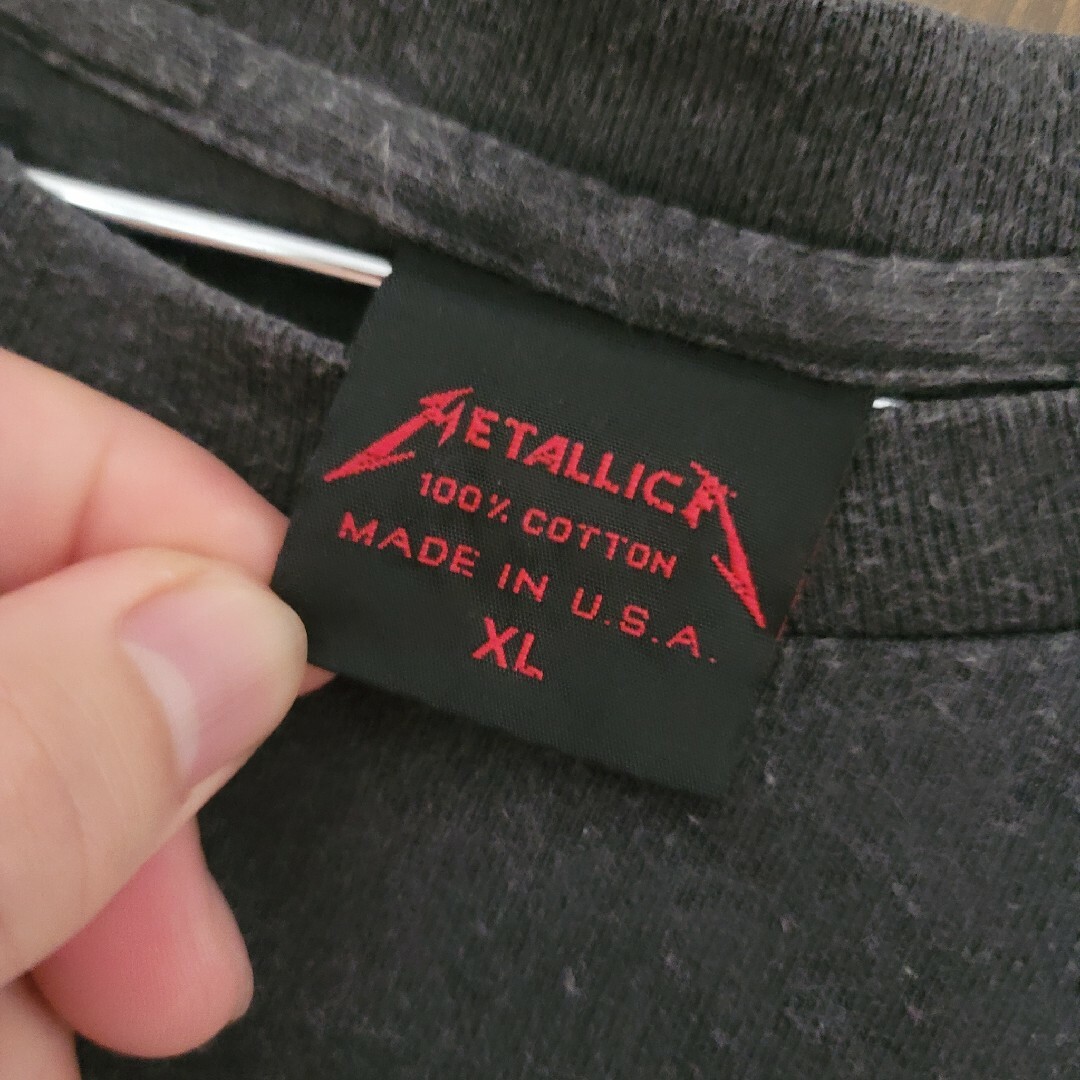 MetallicaメタリカTシャツXLヴィンテージUSA製 メンズのトップス(Tシャツ/カットソー(七分/長袖))の商品写真