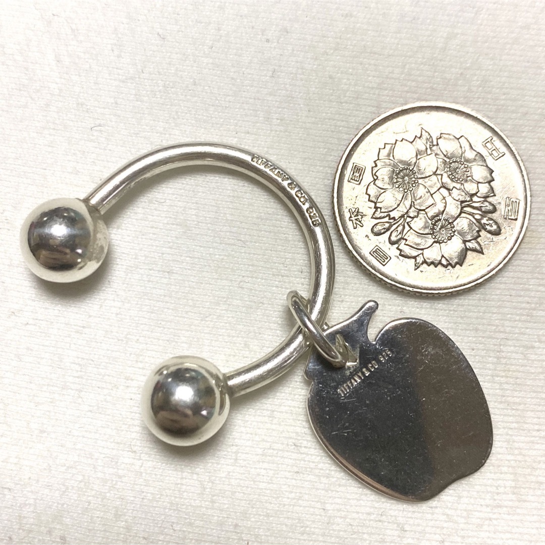 Tiffany silver925 アップルキーリング　りんご　キーホルダー