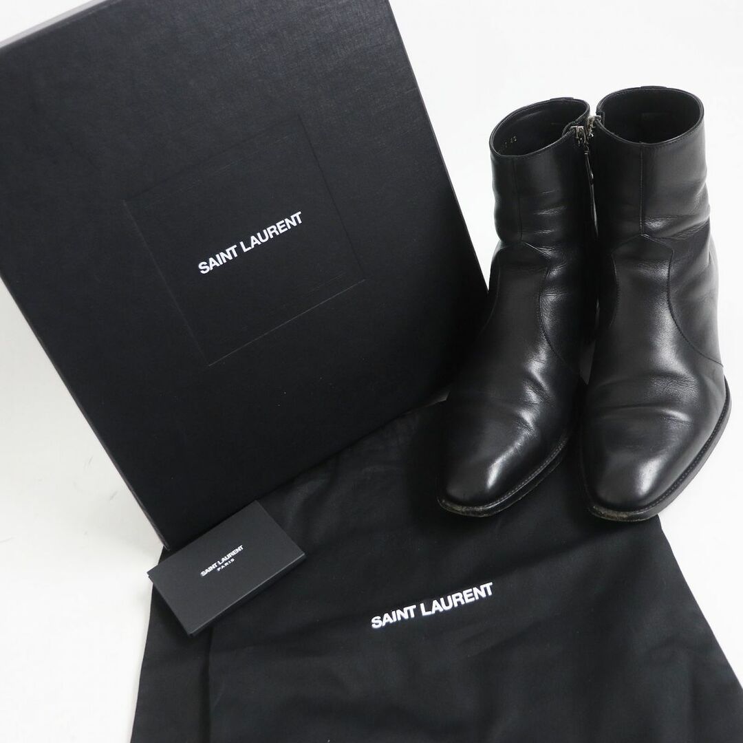 SAINT LAURENT PARIS サンローランパリ レザーブーツ-eastgate.mk