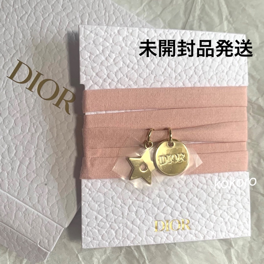 DIOR ディオール ノベルティ チャーム リボンブレスレット - ブレスレット