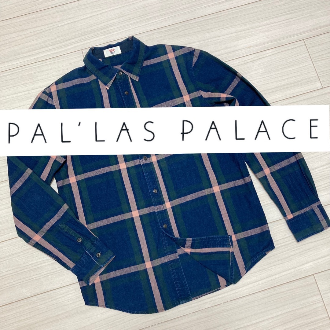 良品■pal'las palace パラスパレス■インディゴ チェック シャツ | フリマアプリ ラクマ