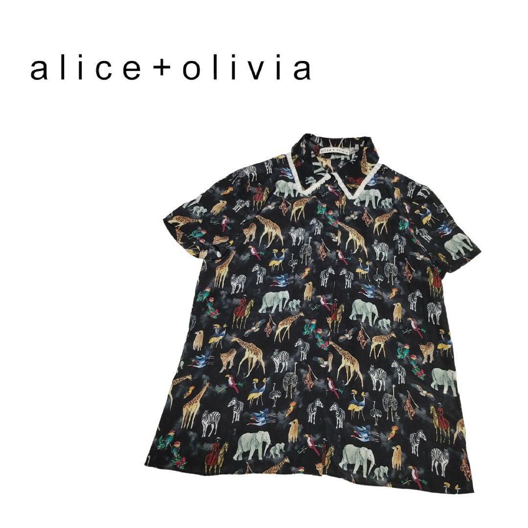 alice + olivia アリスアンドオリビア シャツ  動物 アニマル