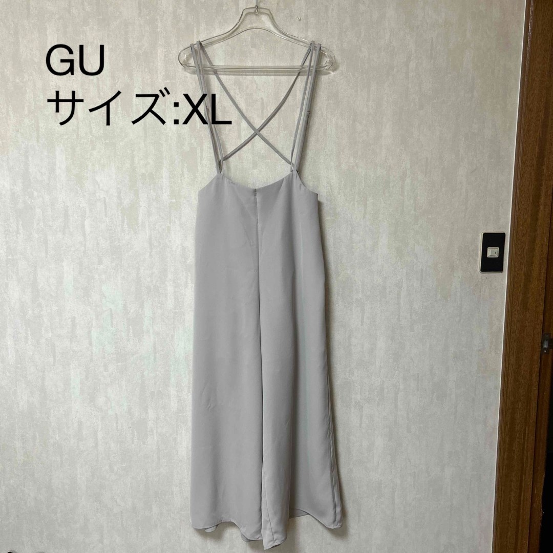 GU(ジーユー)の即日発送 GU オールインワン サロペット ワンピース レディースのパンツ(オールインワン)の商品写真