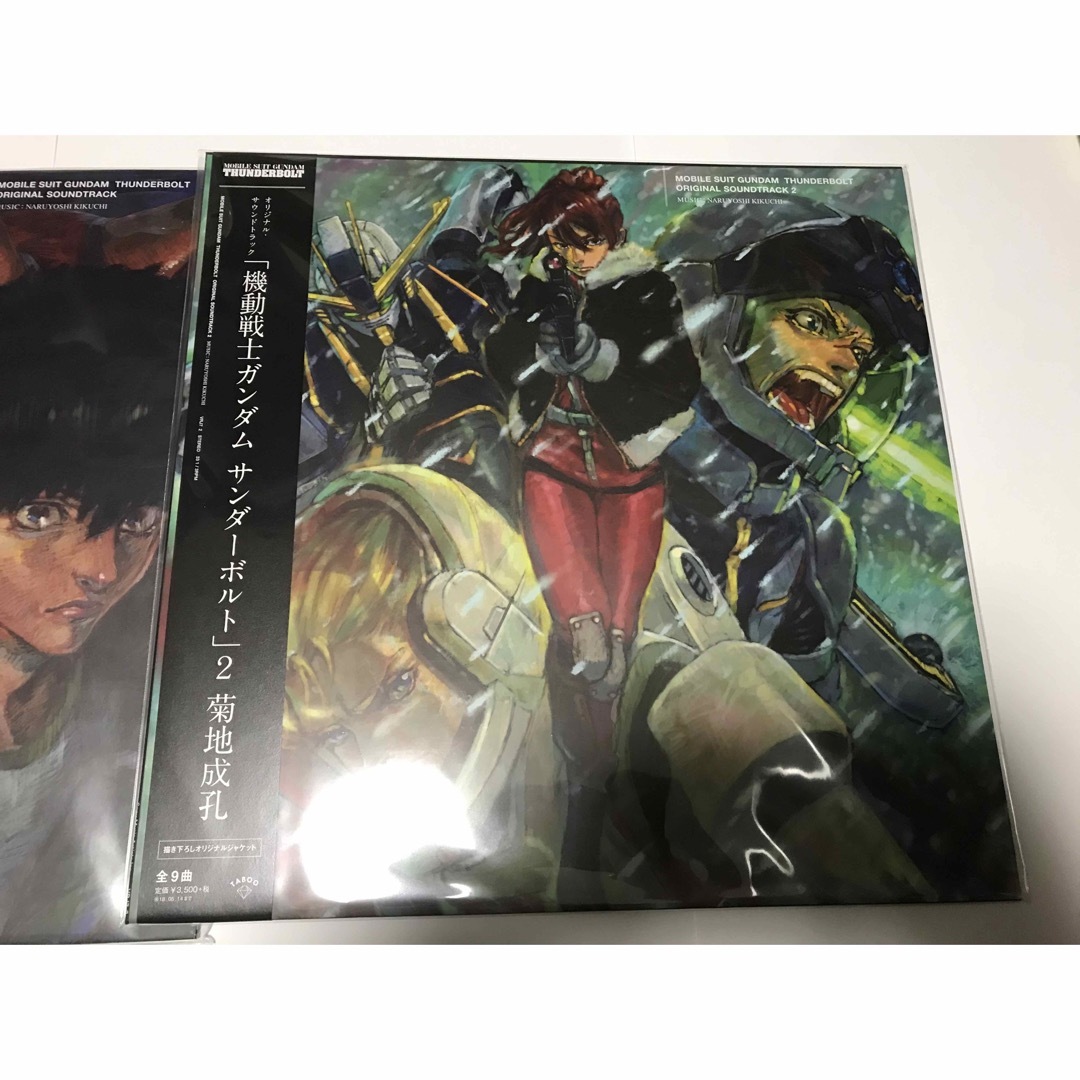 新品 レコード 機動戦士ガンダム サンダーボルト 1&2 セット エンタメ/ホビーのCD(アニメ)の商品写真