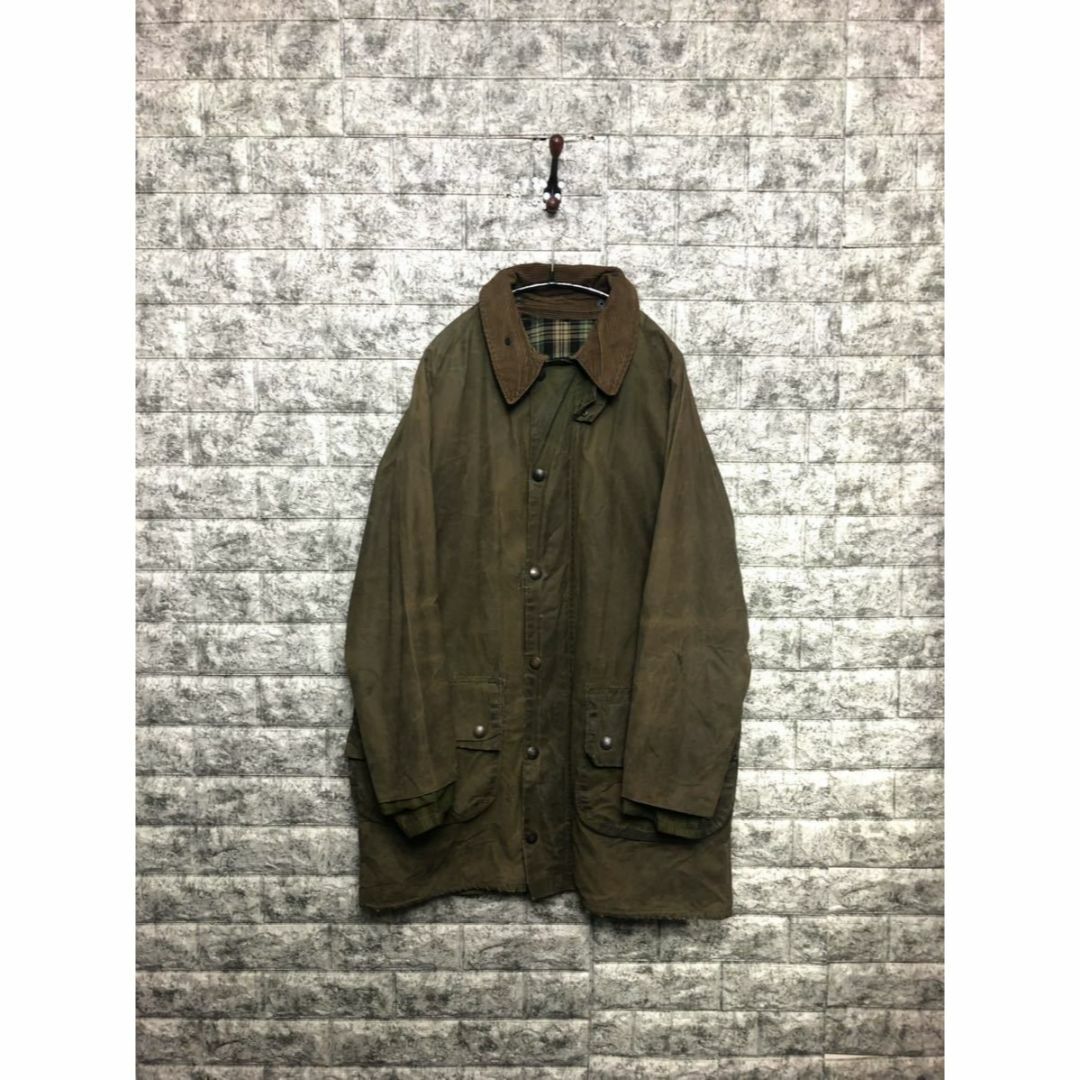 Barbourバブアー 00s英国製MOORLANDオイルドジャケットM