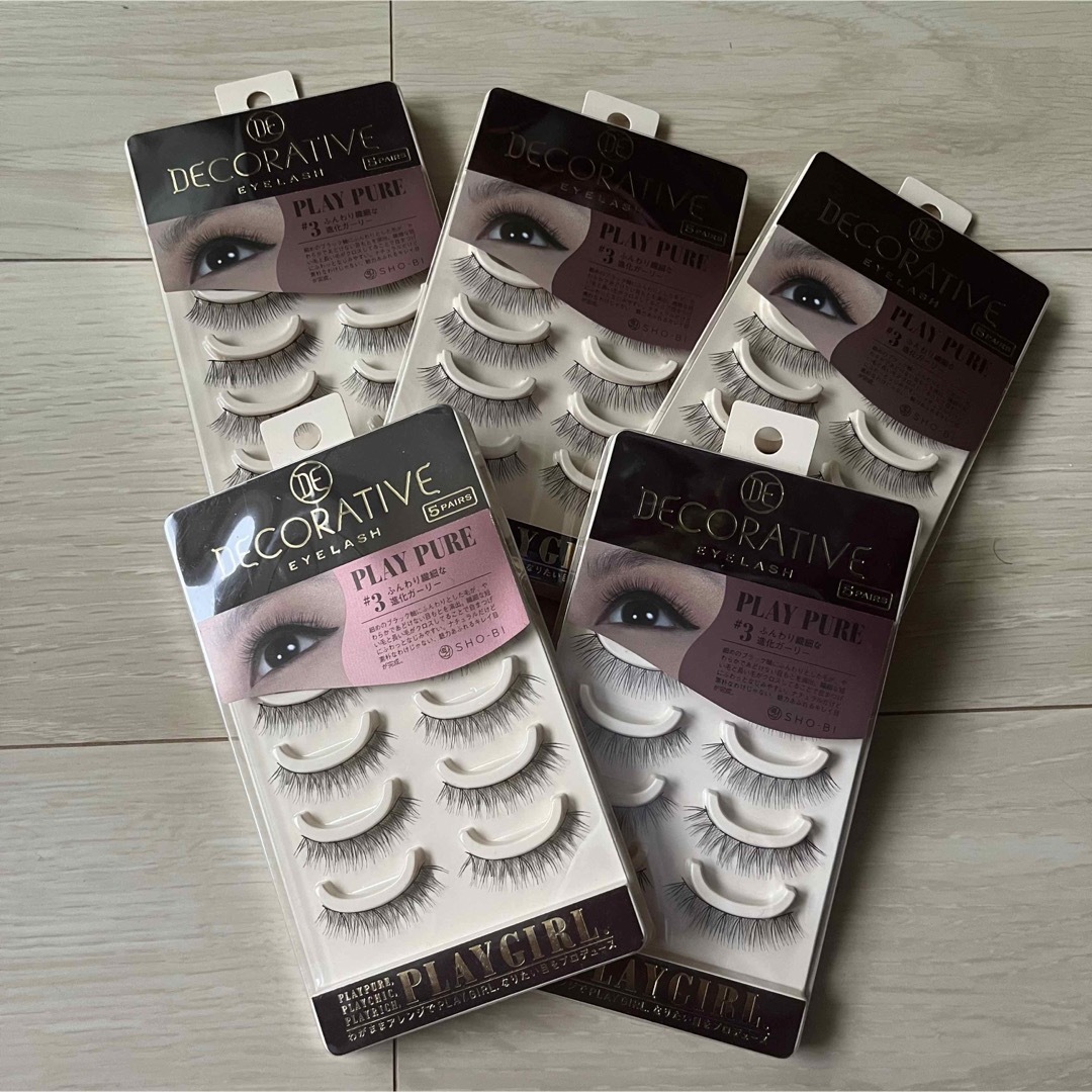 新品]つけま 5個セット DECORATIVE EYELASH #3