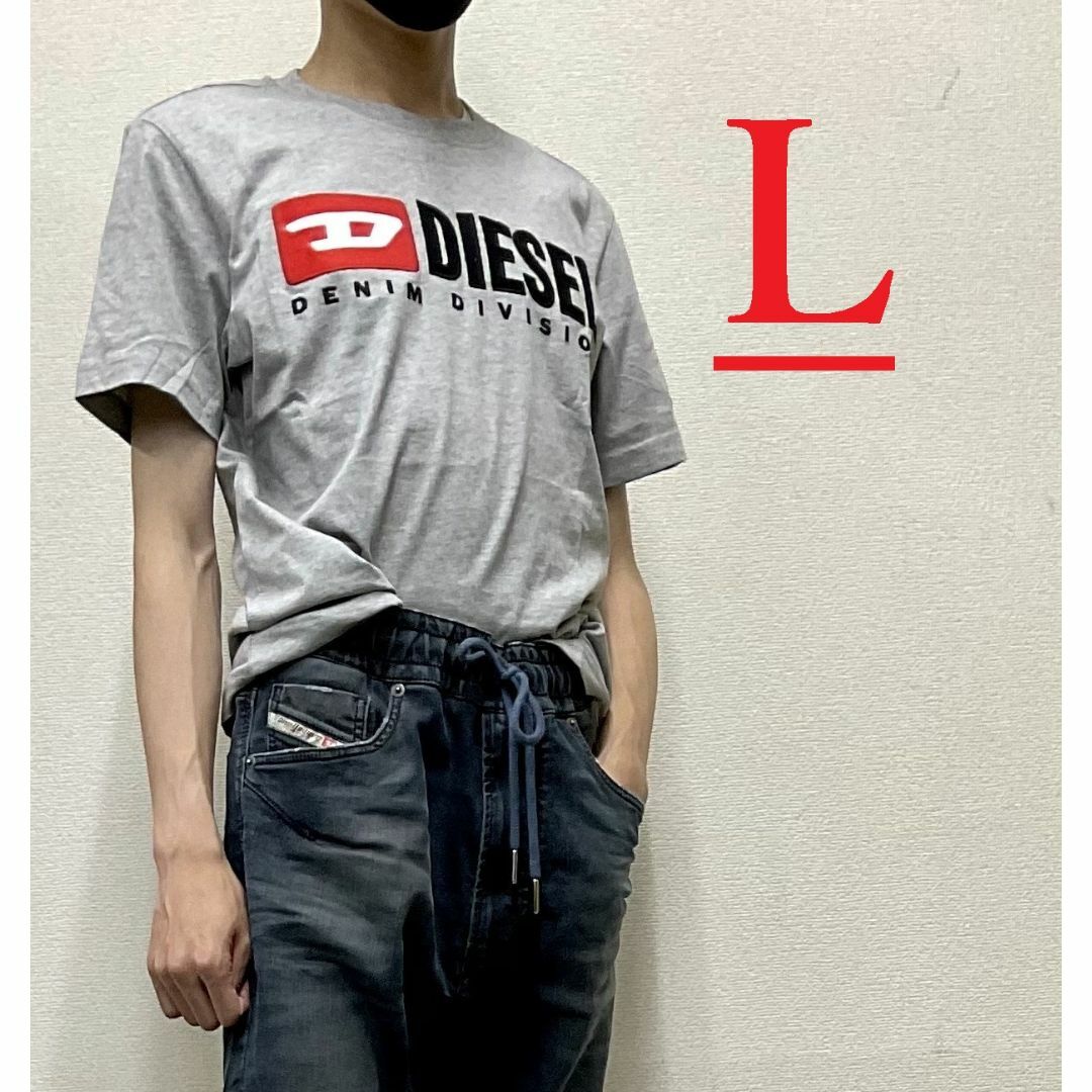 ディーゼル Tシャツ 20B23 Lサイズ ホワイト 新品 タグ付 人気のロゴ ...