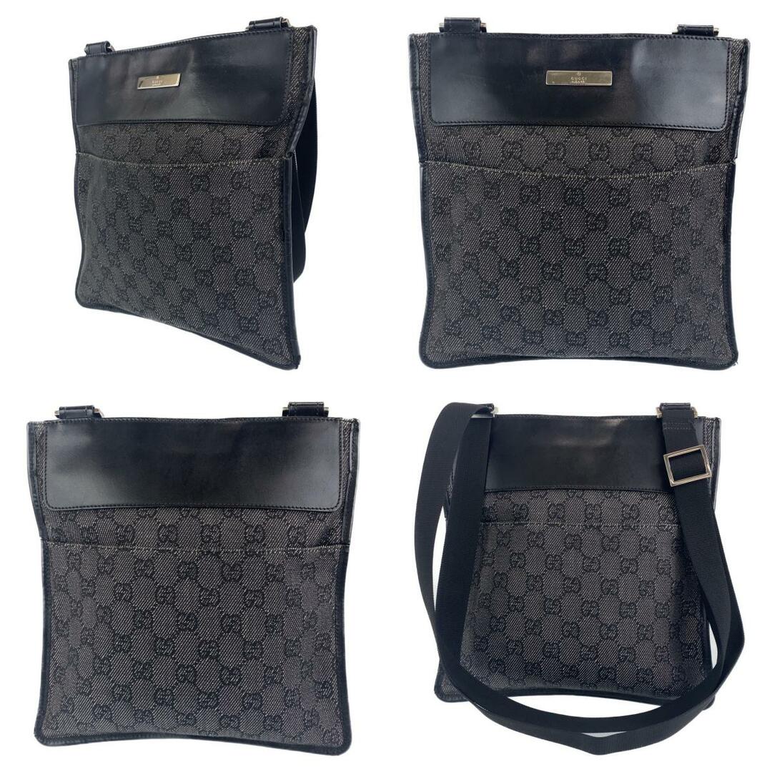GUCCI グッチ GG柄 ブラック 黒 シルバー金具 GGキャンバス GUCCI グッチ GG柄 ブラック 黒 シルバー金具 GGキャンバス