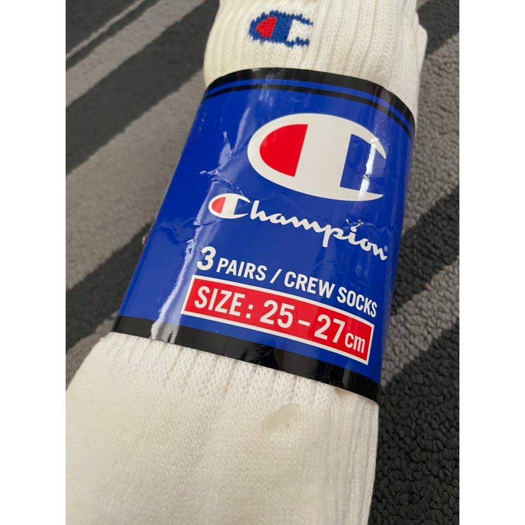 新品 未使用 champion チャンピオン ソックス 3足セット