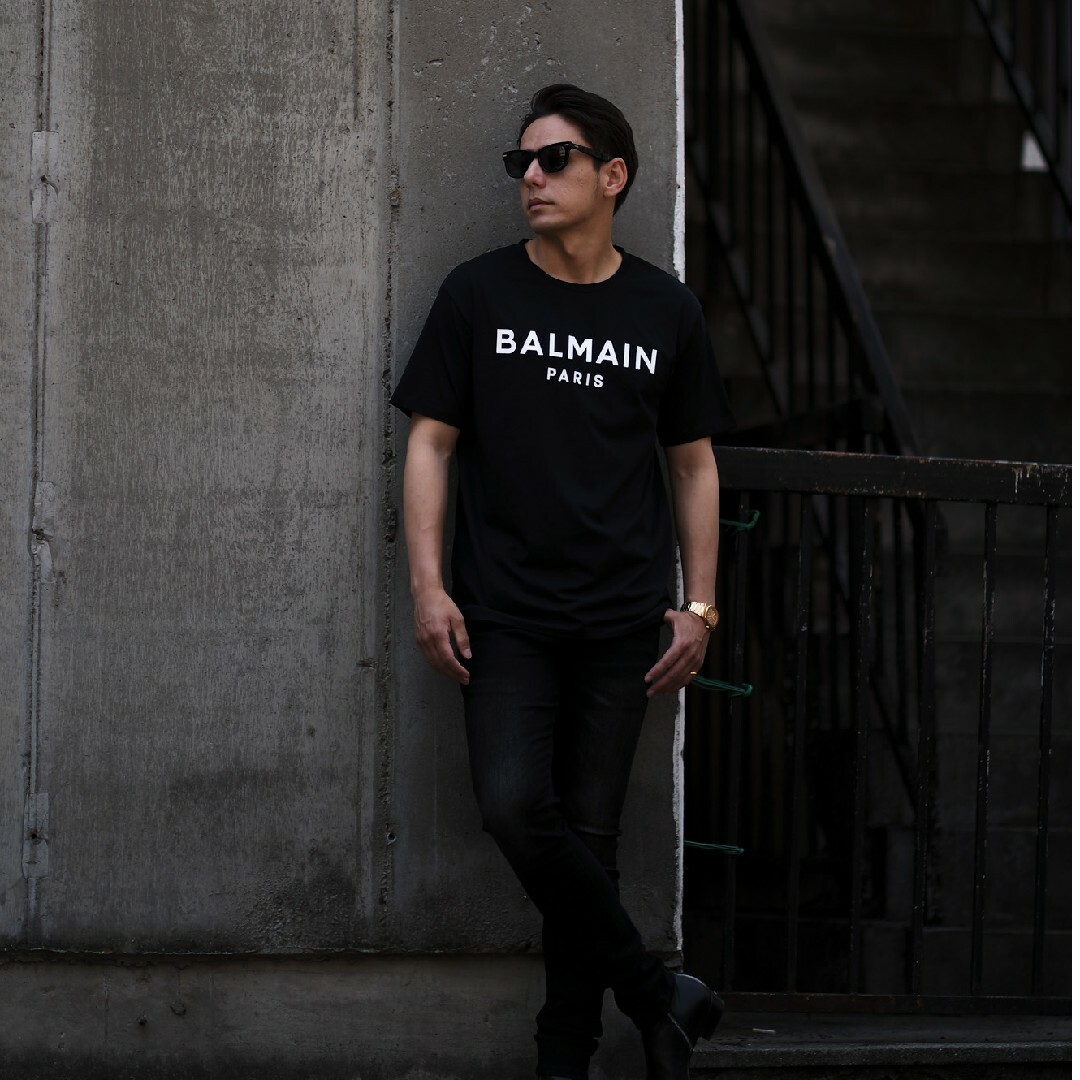 BALMAIN(バルマン)のBALMAIN バルマン 半袖クルーネックTシャツ メンズのトップス(Tシャツ/カットソー(半袖/袖なし))の商品写真