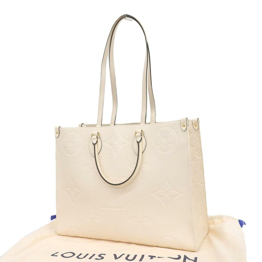 中古】LOUIS VUITTON ルイ・ヴィトン モノグラム アンプラント オンザゴーGM ハンドバッグ ショルダーバッグ ベ 入荷予定 