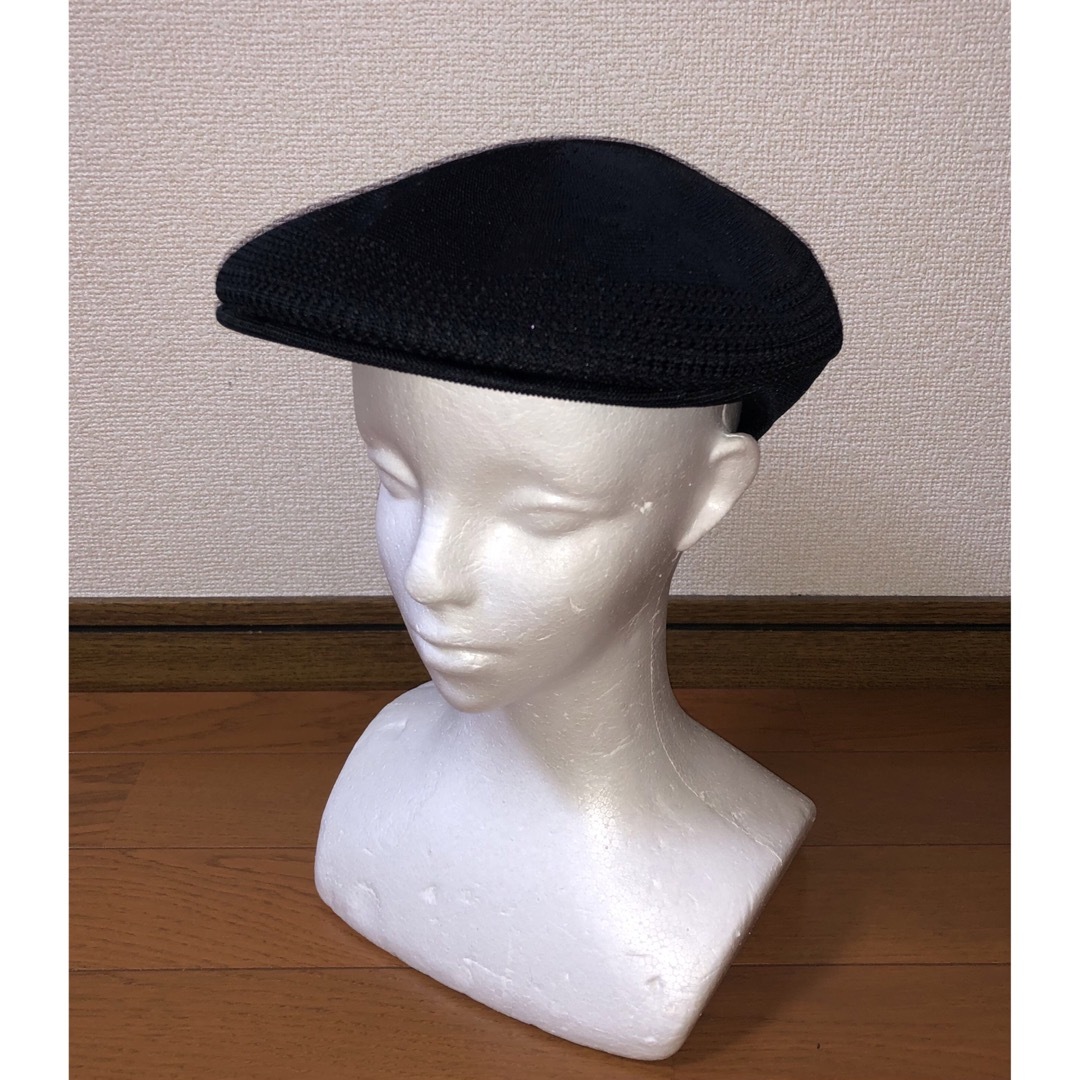 KANGOL(カンゴール)のS 新品 KANGOL ハンチングキャップ ブラック 黒 カンゴール ベレー帽 メンズの帽子(ハンチング/ベレー帽)の商品写真