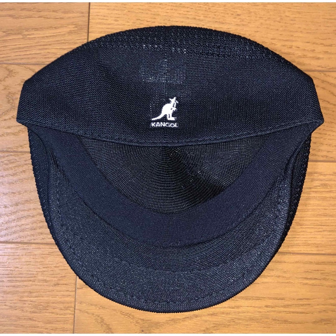 KANGOL - S 新品 KANGOL ハンチングキャップ ブラック 黒 カンゴール