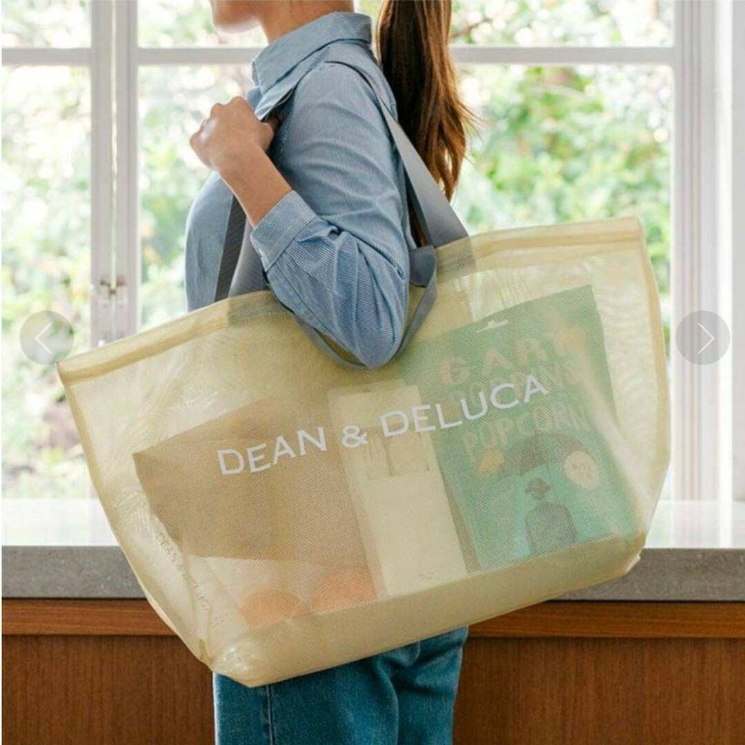 ✨DEAN＆DELUCA メッシュトートバッグ S シトラスイエロー 新品未使用