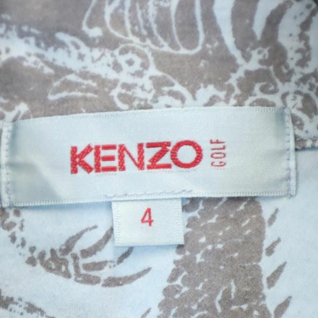 OLD KENZO オールド ケンゾー 長袖シャツ ハーフジップ R-4331