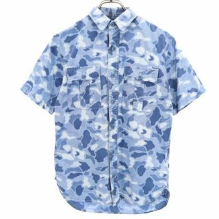 RRL ダブルアールエル ハーフスリーブシャツ 花柄 ボタンダウン