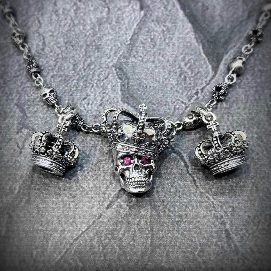 定価3.5万★Justin Davis クラウン・ストーンネックレス クリア