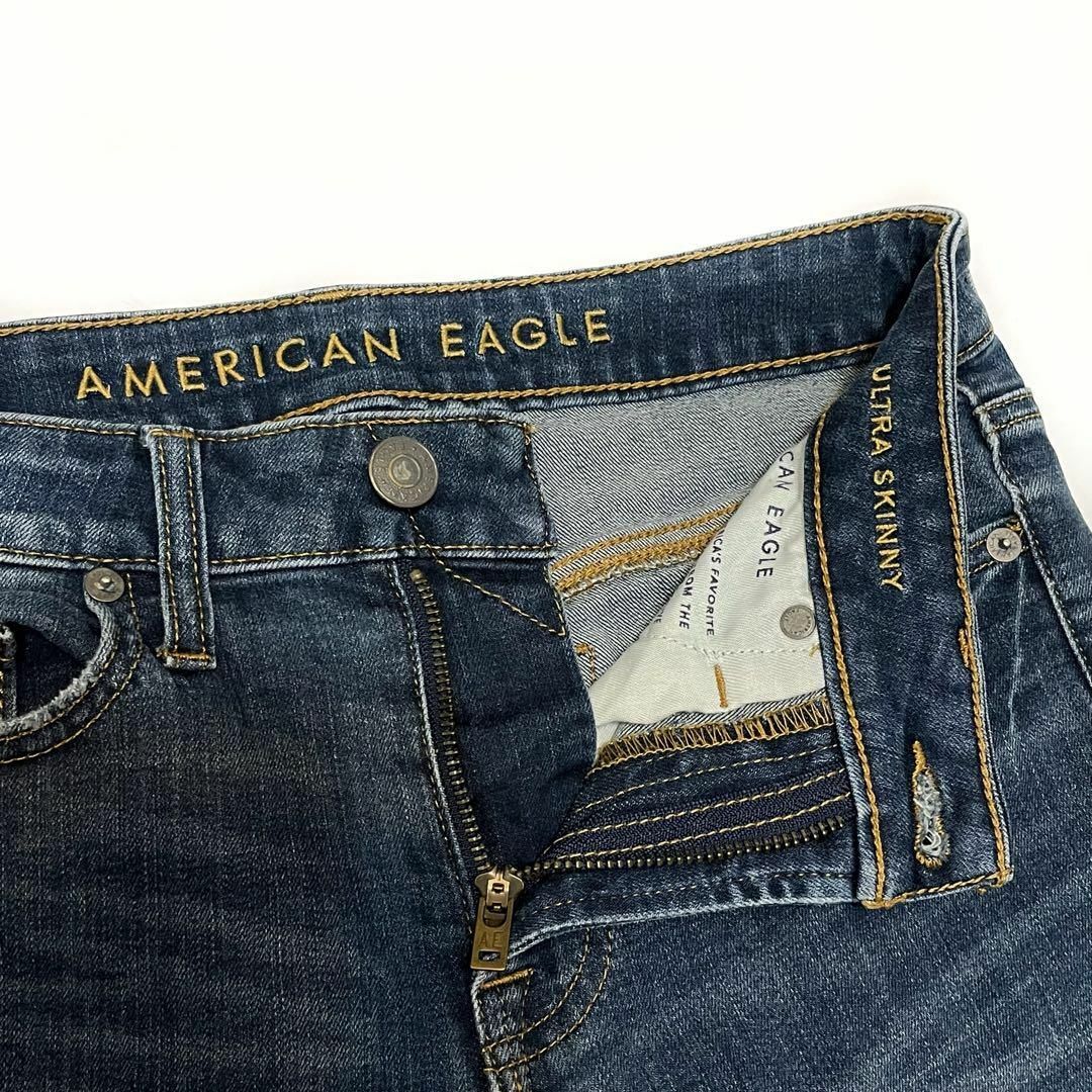 American Eagle(アメリカンイーグル)のAMERICAN EAGLE アメリカンイーグル★ダメージデニム ジーンズ レディースのパンツ(デニム/ジーンズ)の商品写真